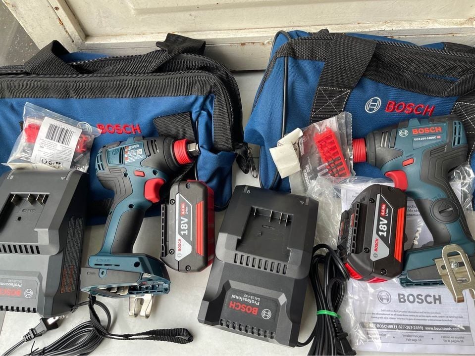 May bu long Bosch GDX 18V 1800C May Khoan Pin Tung Power Tool
