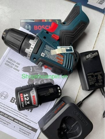 MÁY KHOAN PIN BOSCH GSR12V- 300 BRUSHES