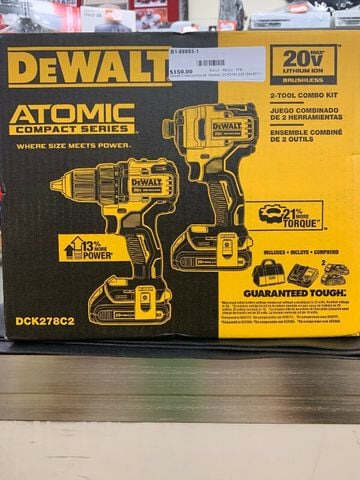 MÁY KHOAN PIN DEWALT DCK278C2 ATOMIC