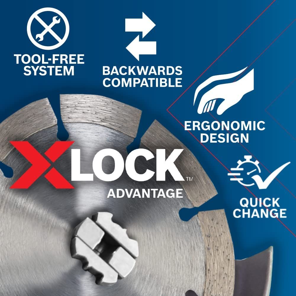 MÁY MÀI GÓC BOSCH GWX18V-50PCN X-LOCK 18V BL W-5