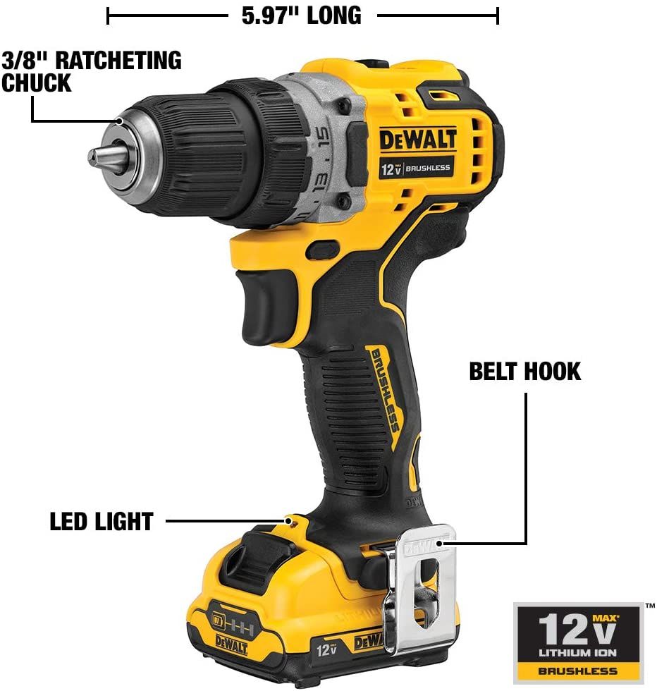 BỘ MÁY KHOAN KHÔNG CHỔI THAN DEWALT DCD701F2-2