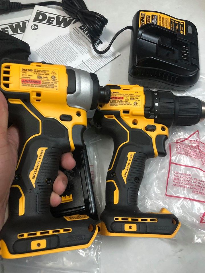 MÁY KHOAN PIN DEWALT DCK278C2 ATOMIC VÍT DEWALT DCF 809 KHOAN DEWALT DCD708-4