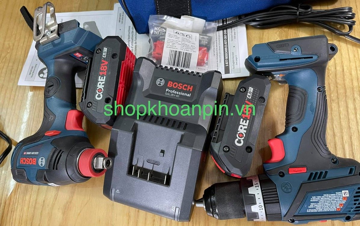 Máy khoan pin Bosch GSB18V-535 BOSCH GDX18V-1800C-3