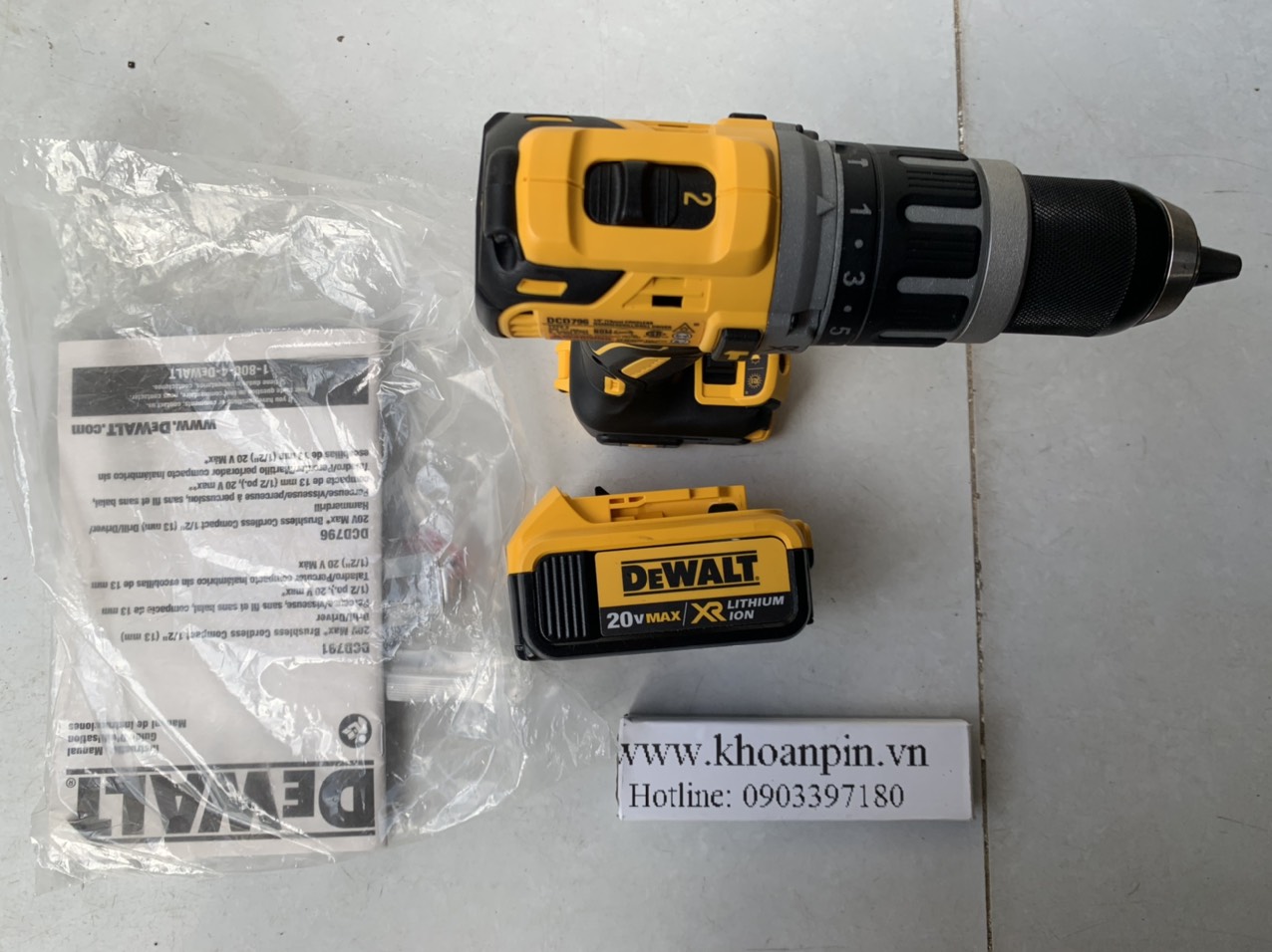 TALADRO DEWALT DCD796: Potencia y Durabilidad para tus Proyectos - TALADRO 24 VOLTIOS AMARILLO