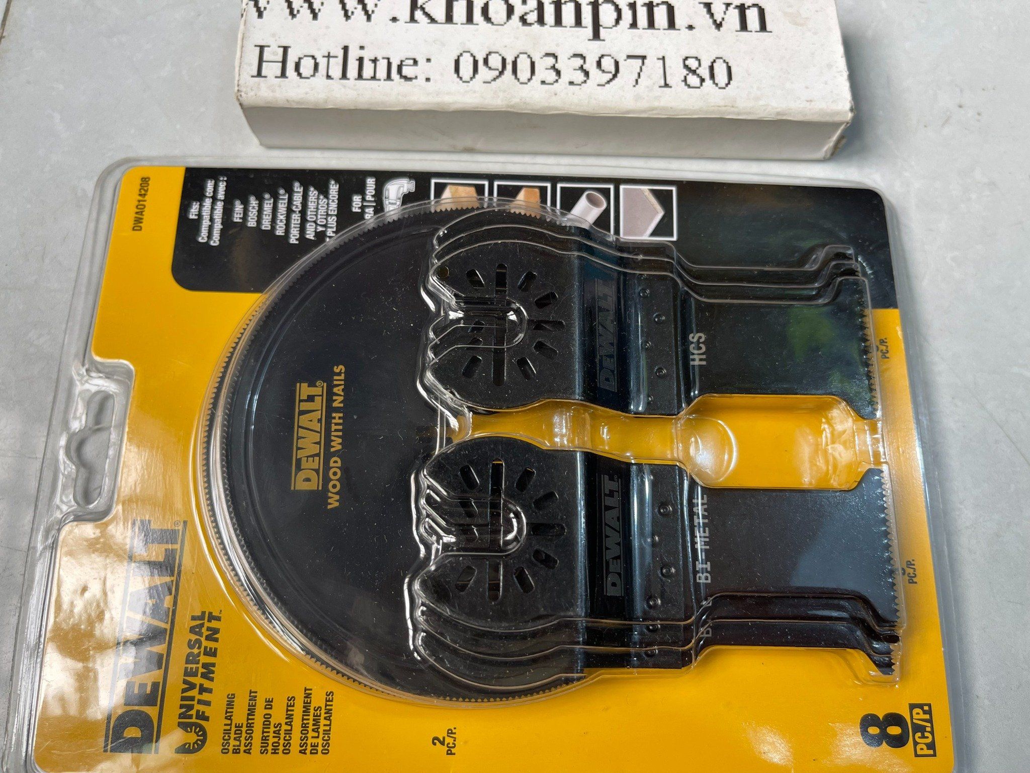 Bộ lưỡi cắt rung Dewalt DWAO14208