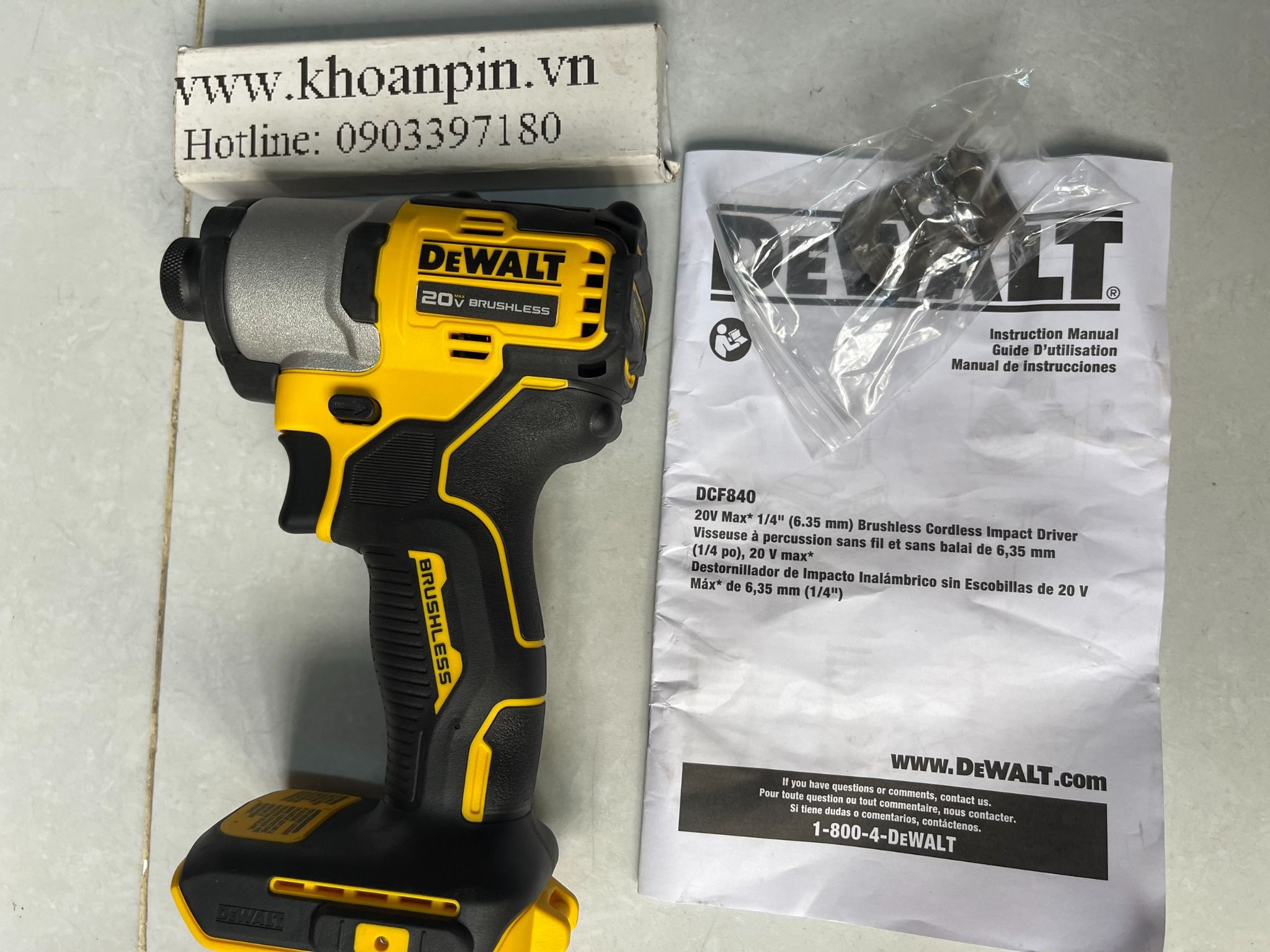 Máy vặn vít Dewalt DCF840B mexico