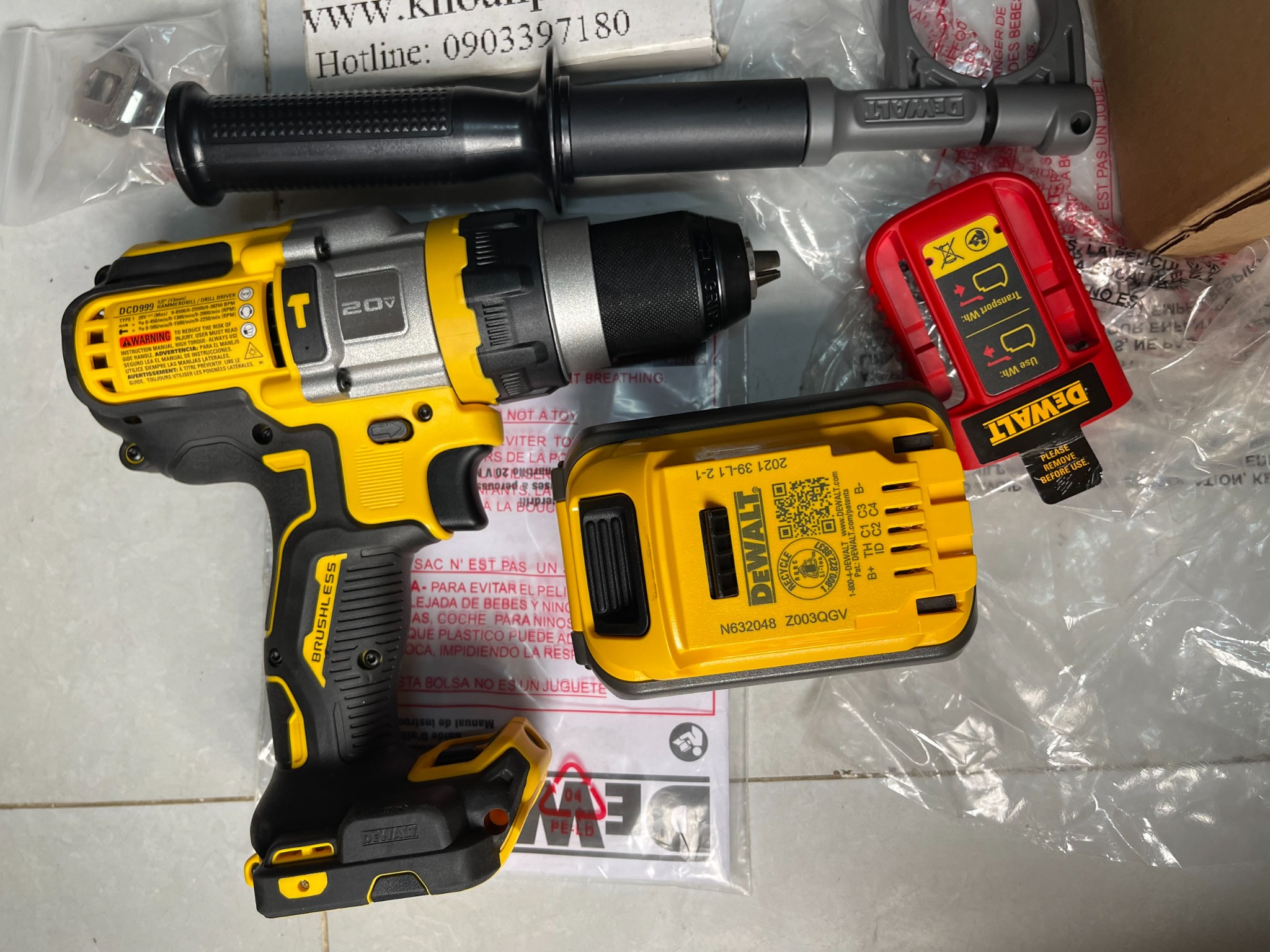 MÁY KHOAN PIN DEWALT DCD 999 – khoanpin.vn