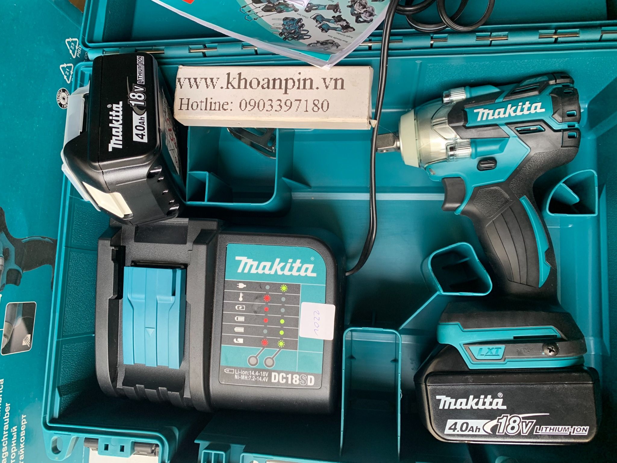 Máy siết bu lông Makita DTW285 – khoanpin.vn