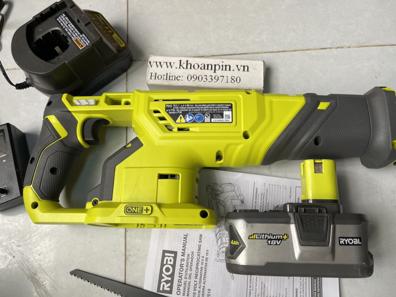 Ryobi p517 manual hotsell