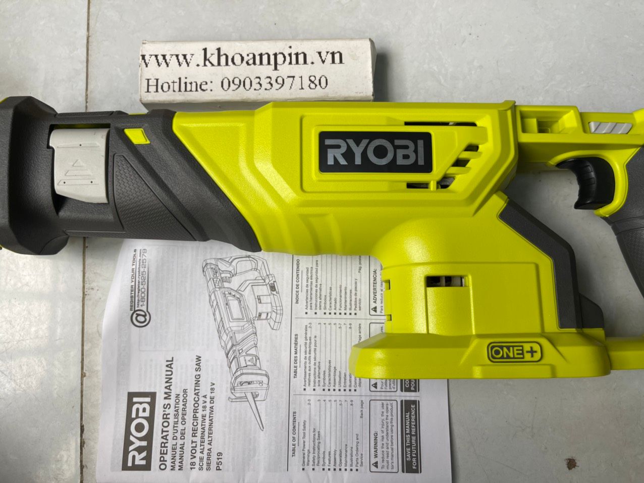 May c a ki m Ryobi P519 May Khoan Pin Tung Power Tool