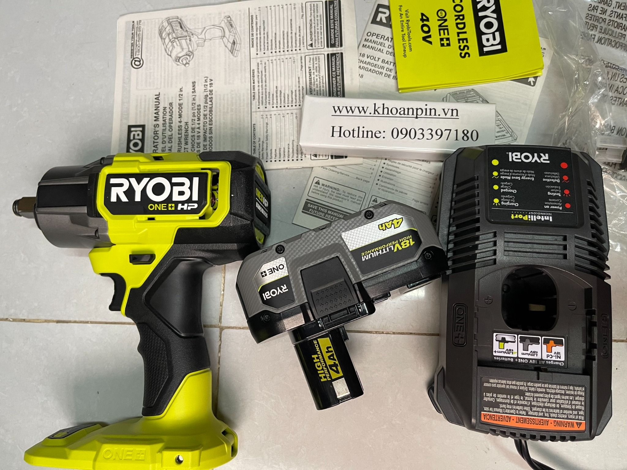 Máy siết bu lông Ryobi P262