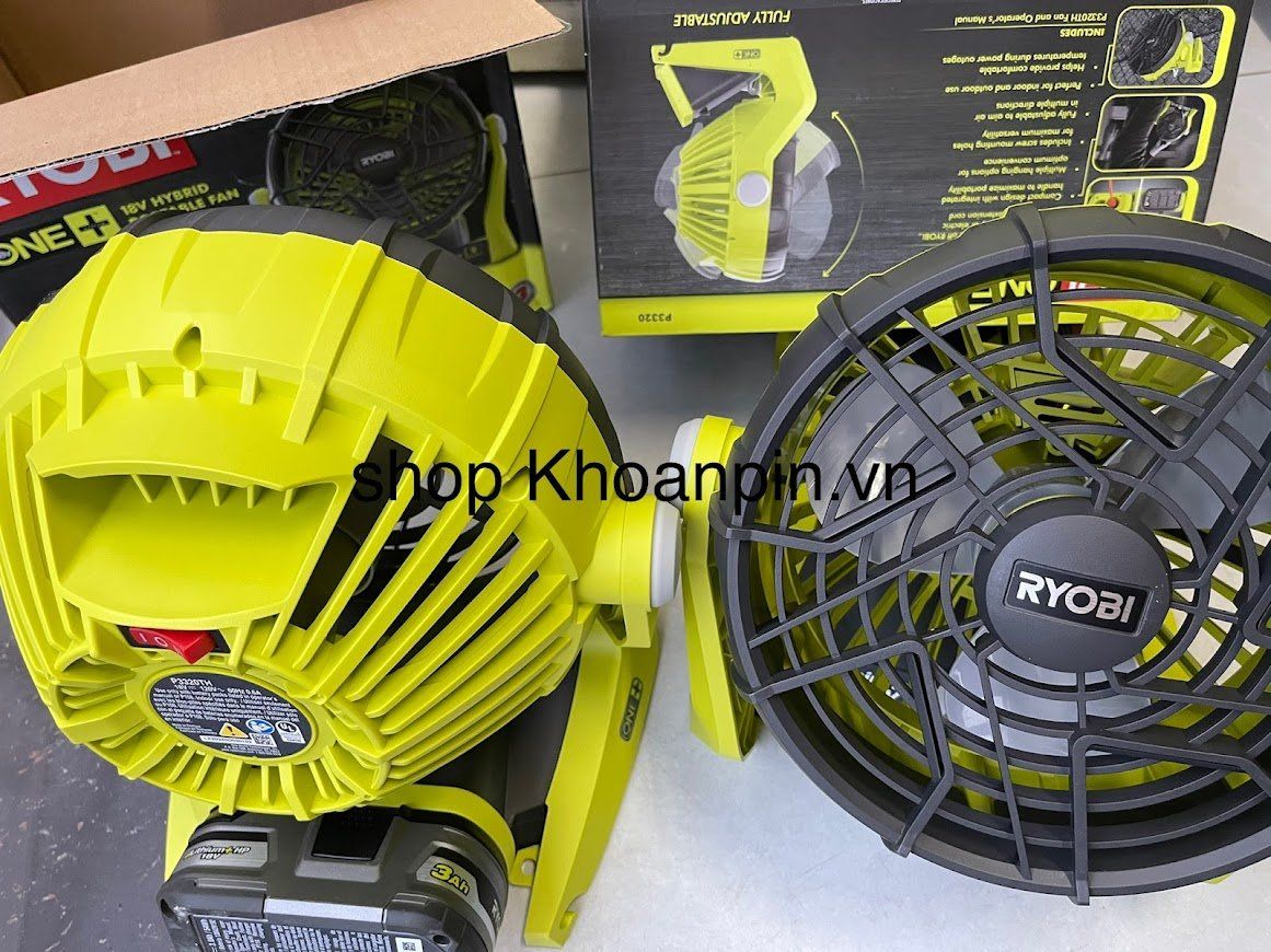 May qu t pin Ryobi P3320 18V May Khoan Pin Tung Power Tool
