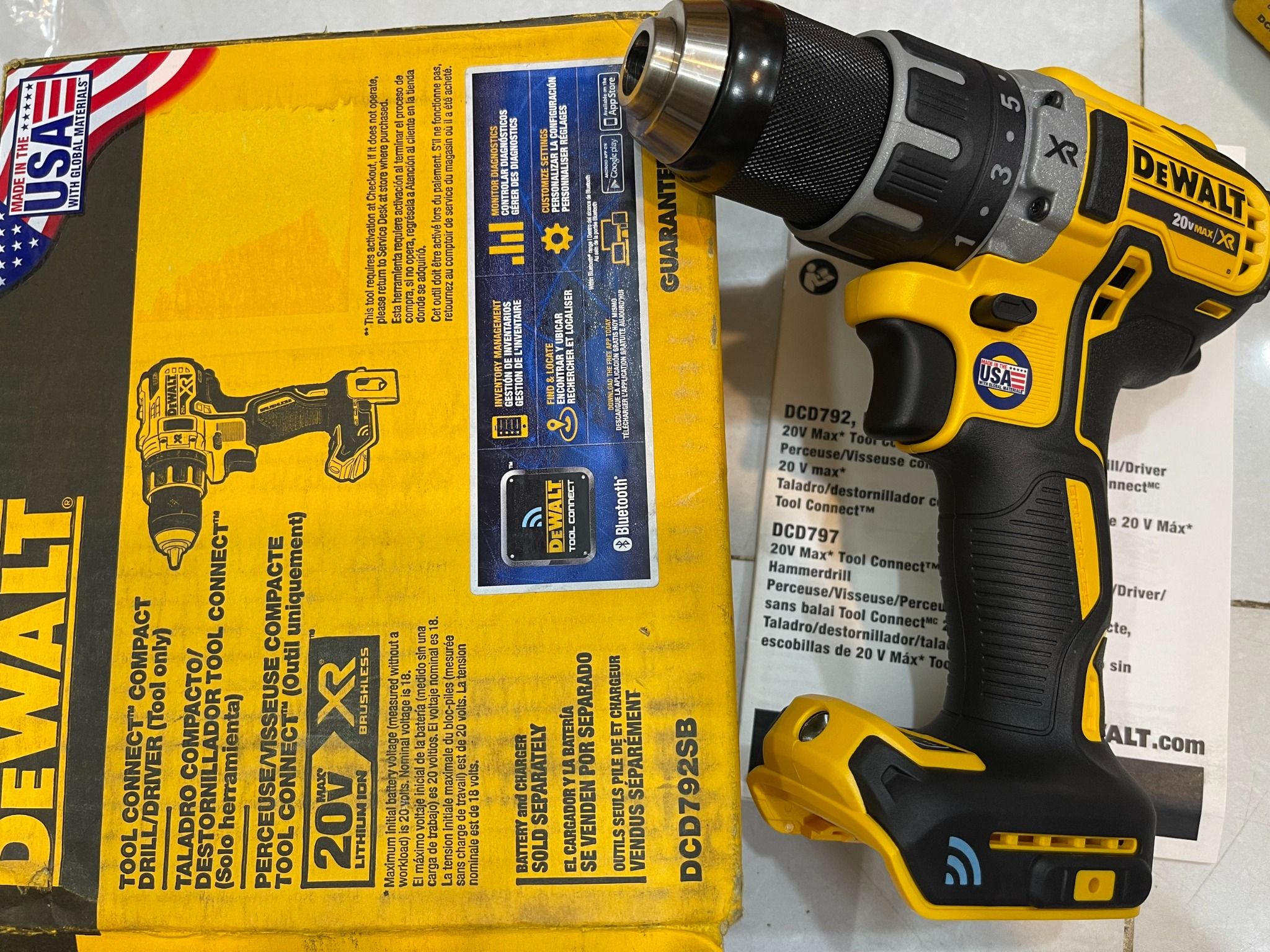 Máy khoan pin Dewalt DCD792SB