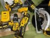 Combo 4 sản phẩm máy khoan, máy vặn vít, máy cắt rung, máy cưa gỗ Dewalt DCK482D1M1