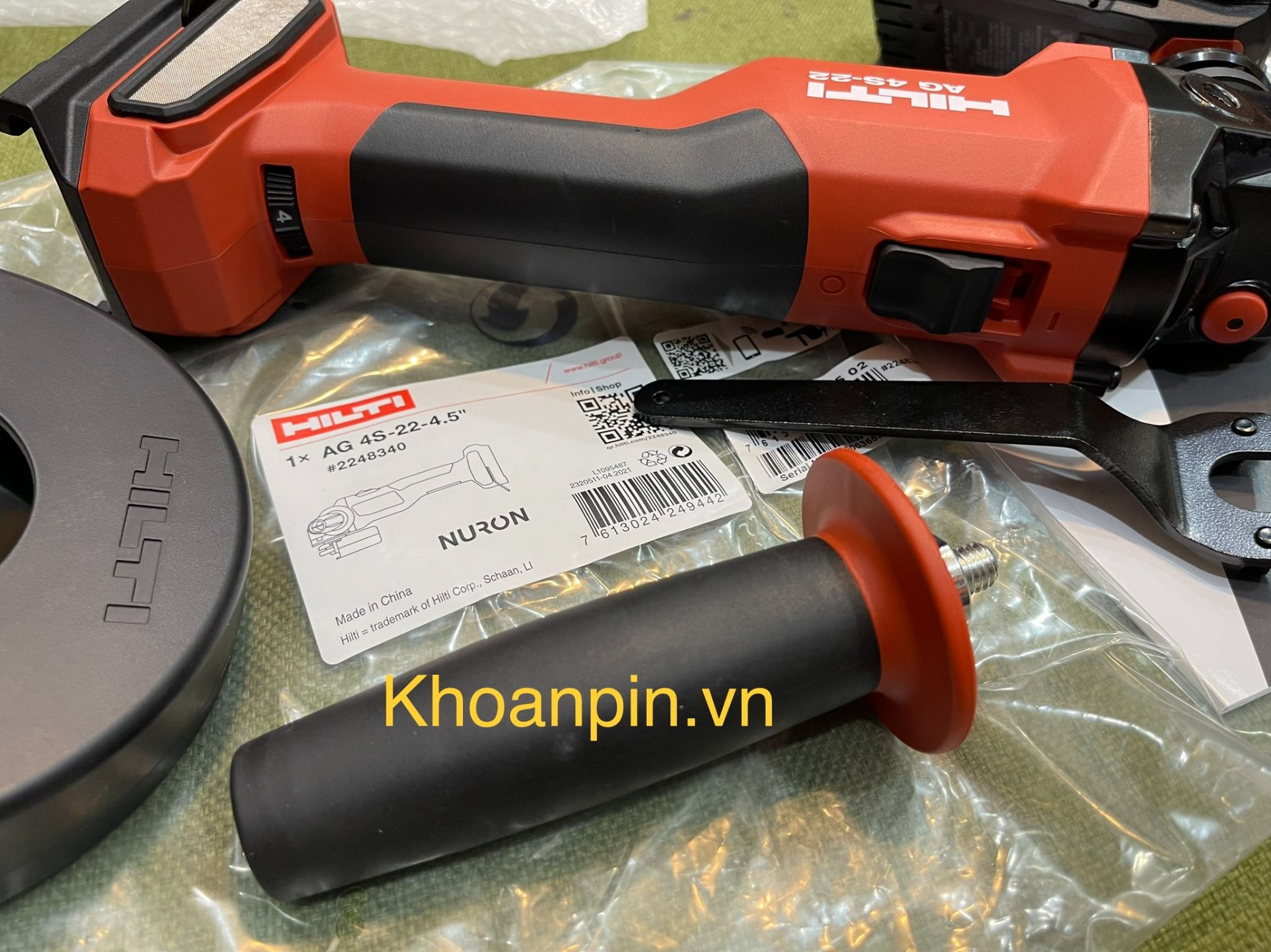 Máy mài pin HILTI AG 4S-22-4-5 nuron