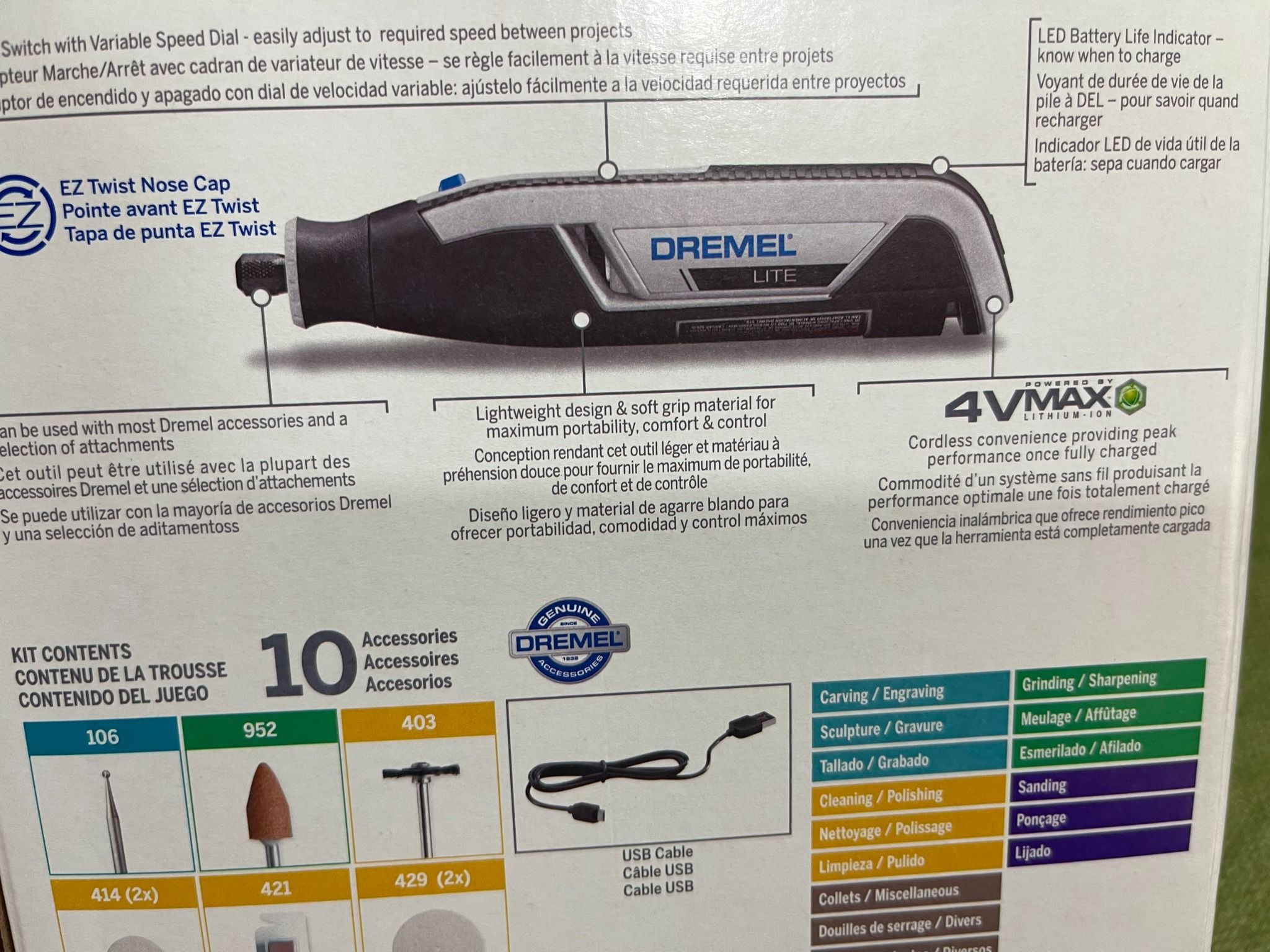 Máy mài mỹ nghệ Dremel 7760 N/10