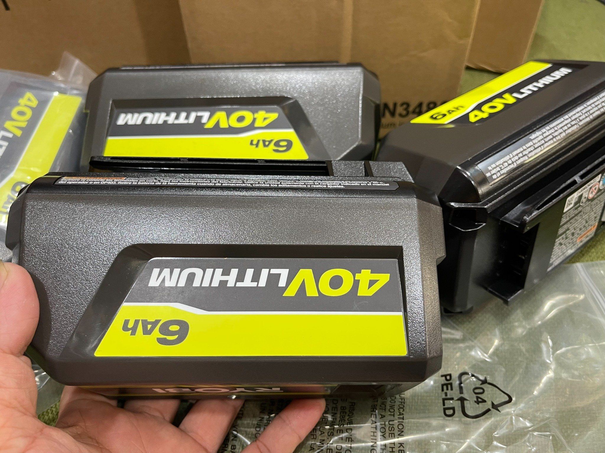 Pin Ryobi 40V 6Ah new