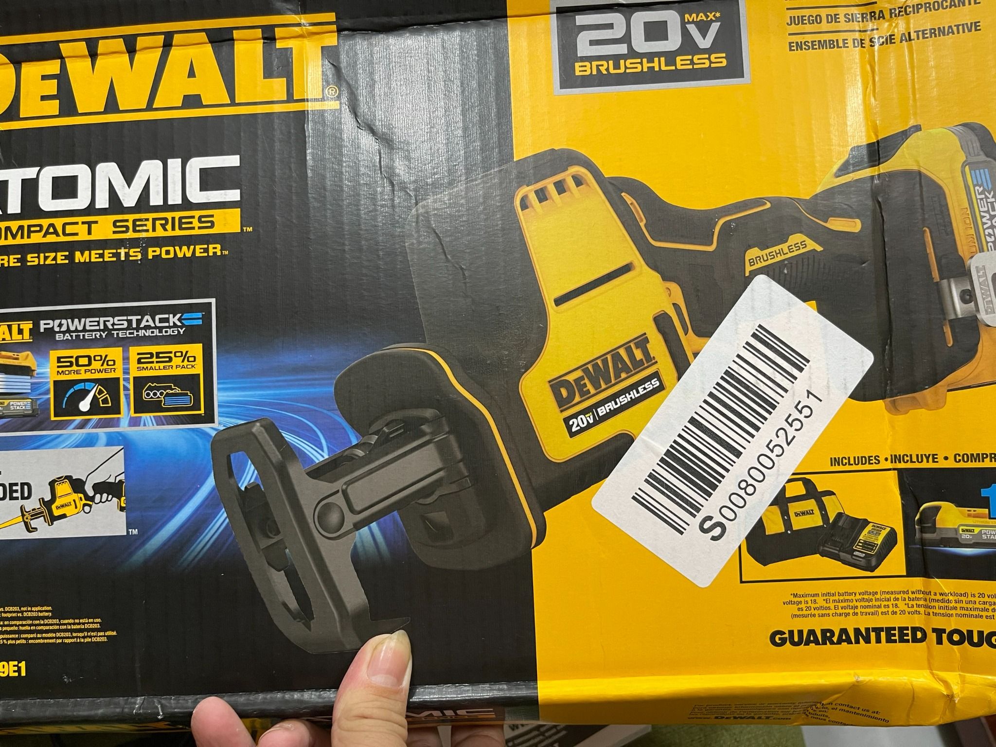 Cưa kiếm dewalt DCS369E1