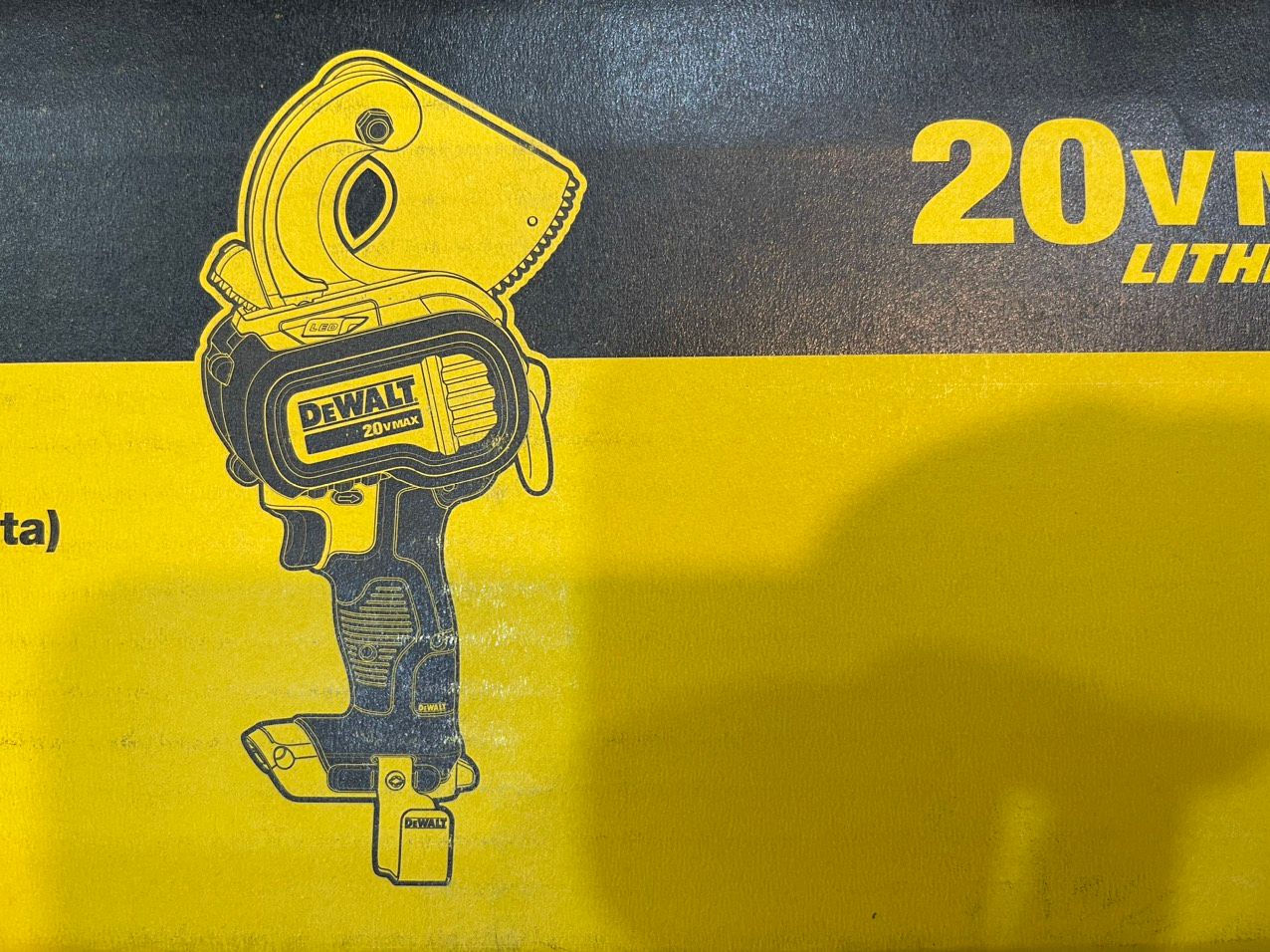 Máy cắt cáp DEWALT DCE150B 20V MAX
