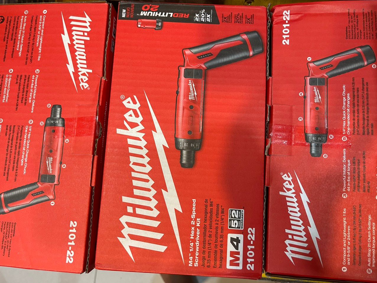 Máy vặn vít gập Milwaukee 2101-22