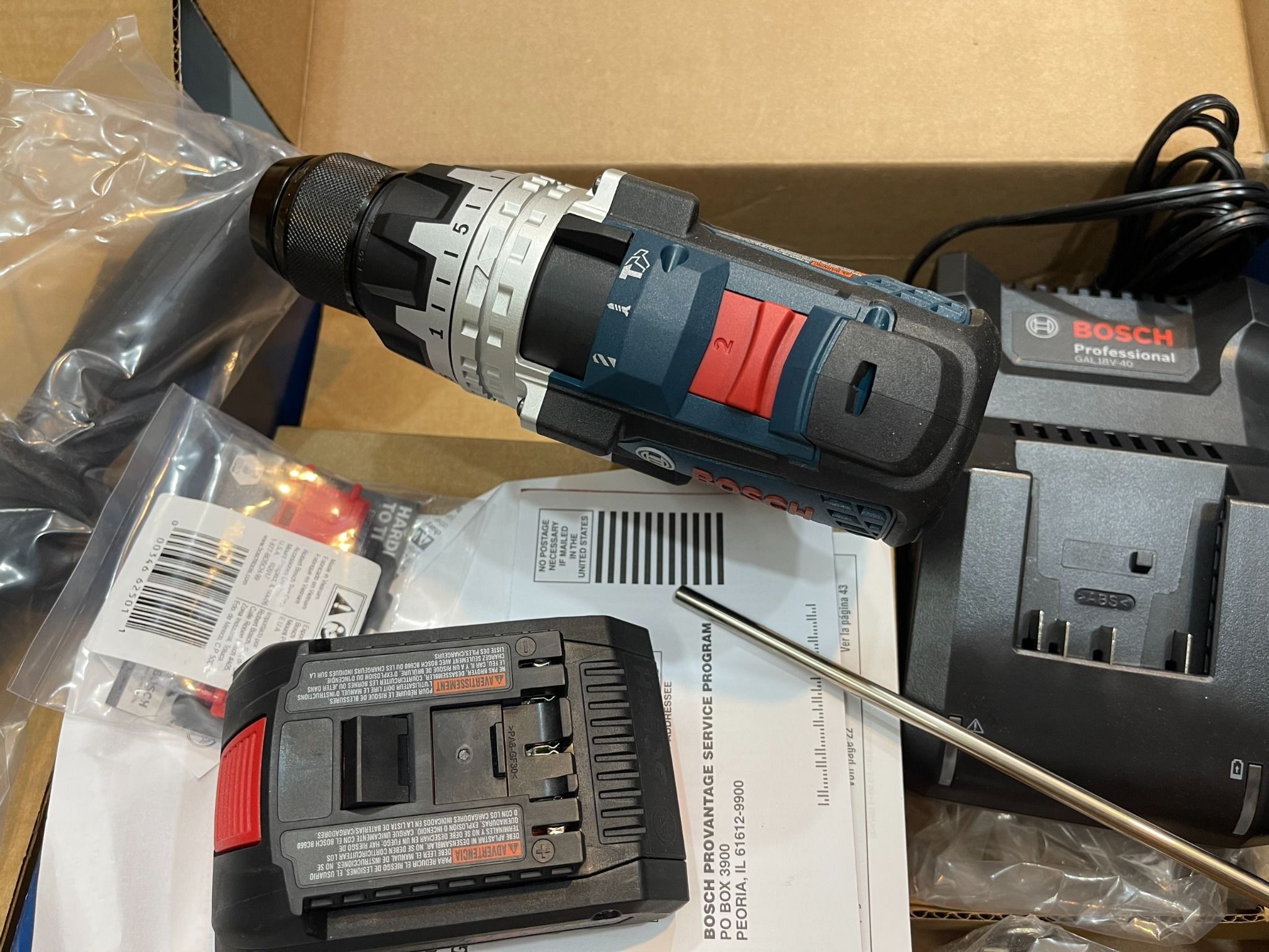 Máy khoan pin bosch GSB18V-975C usa