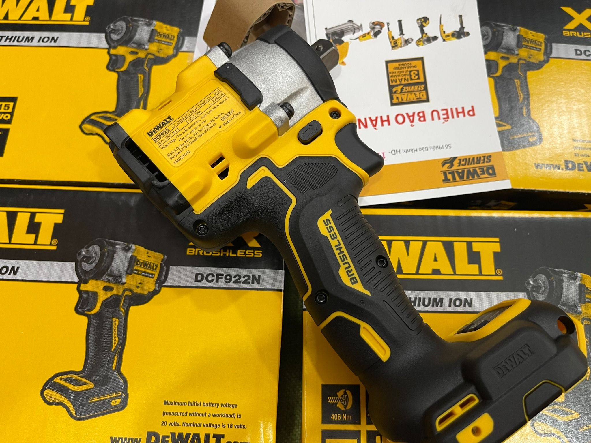 Máy siết bulong 922 pin 20v Dewalt DCF922