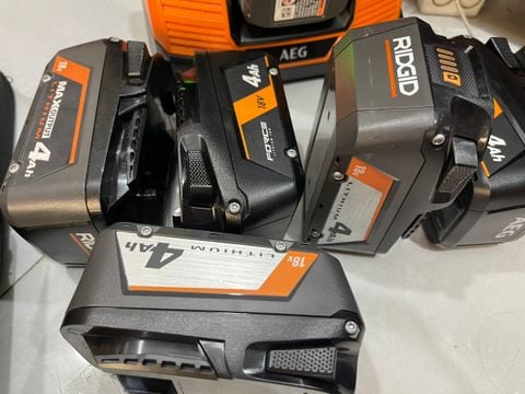 Pin AEG/RIDGID 18V dung lượng 4Ah mỹ về