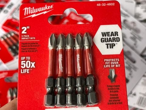 Mũi bắn vít Milwaukee ph2 5cm mã 48-32-5004 cứng gấp 50 lần