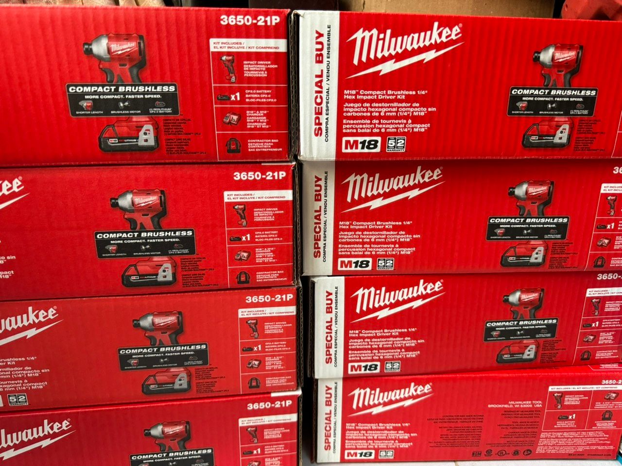 Máy Vặn Vít Pin 18V Milwaukee 3650-21P1 / M18 3650
