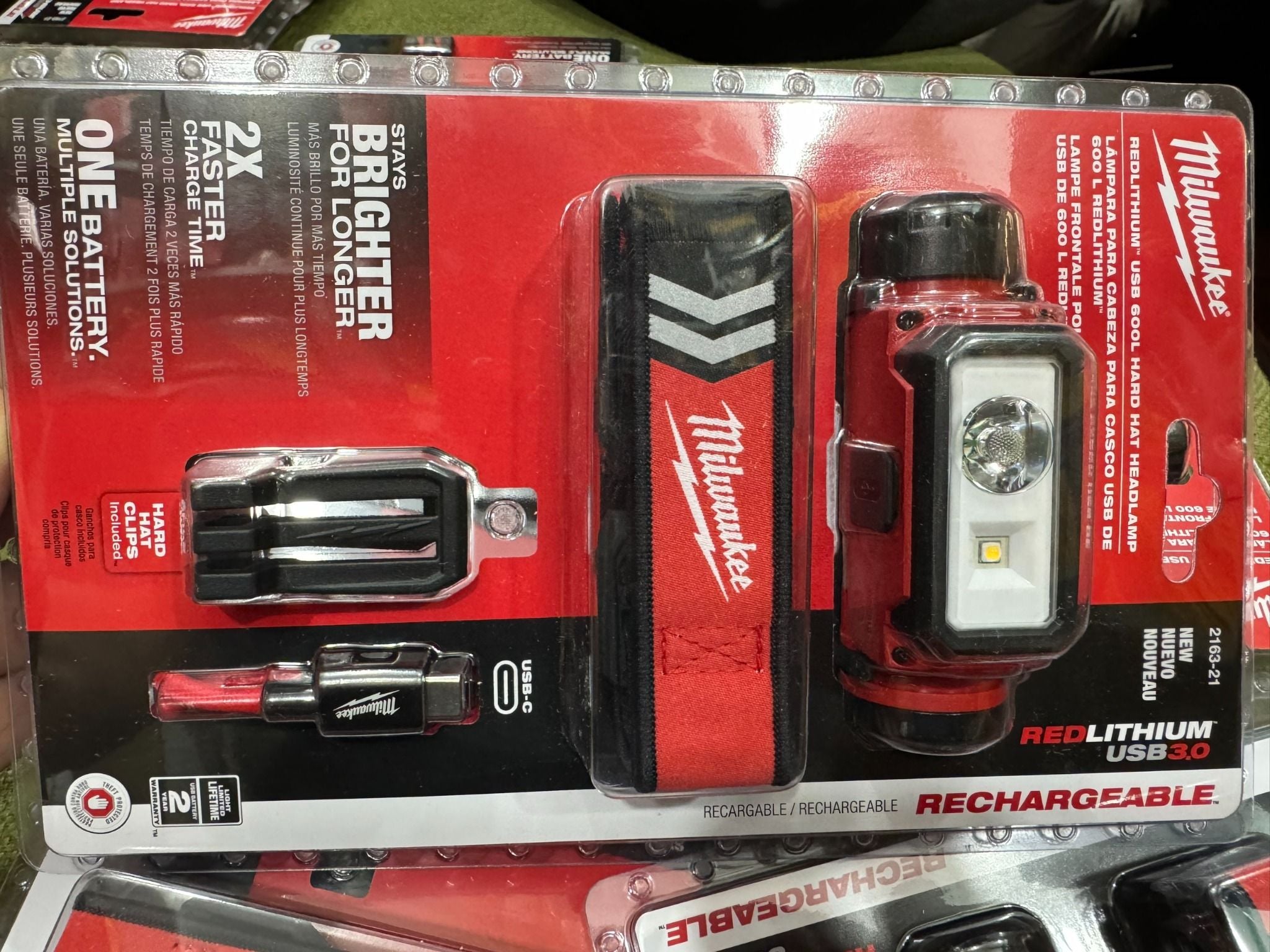 Đèn Led đội đầu dùng pin Milwaukee 2163