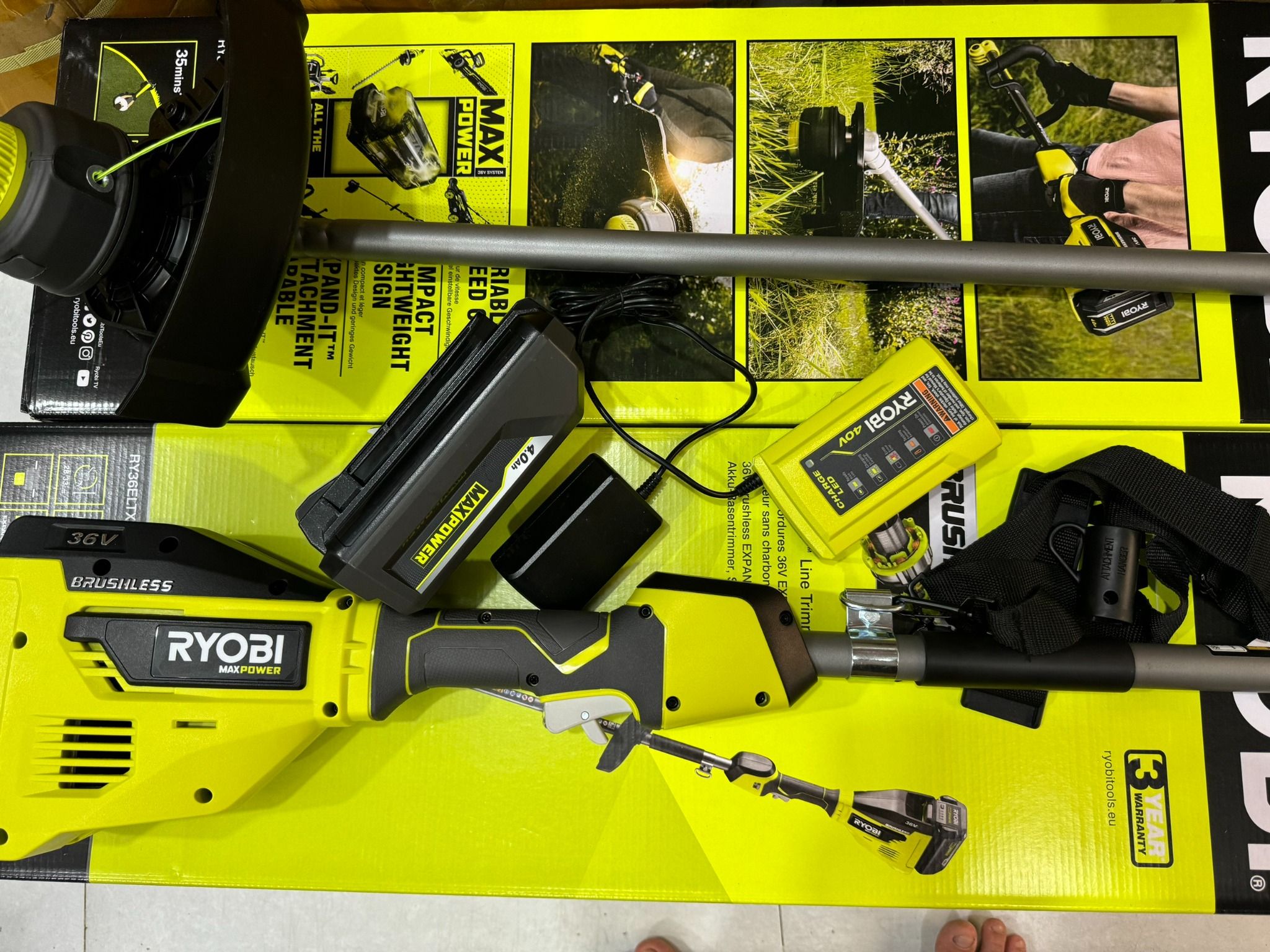 Máy cắt cỏ ryobi RY36ELTX33A -140 new