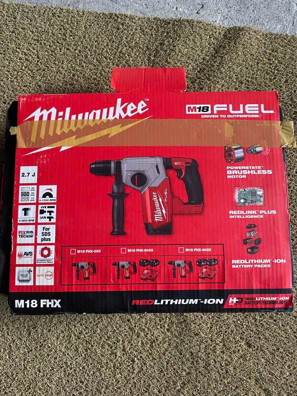 Máy khoan búa pin M18 Milwaukee FHX-0X0