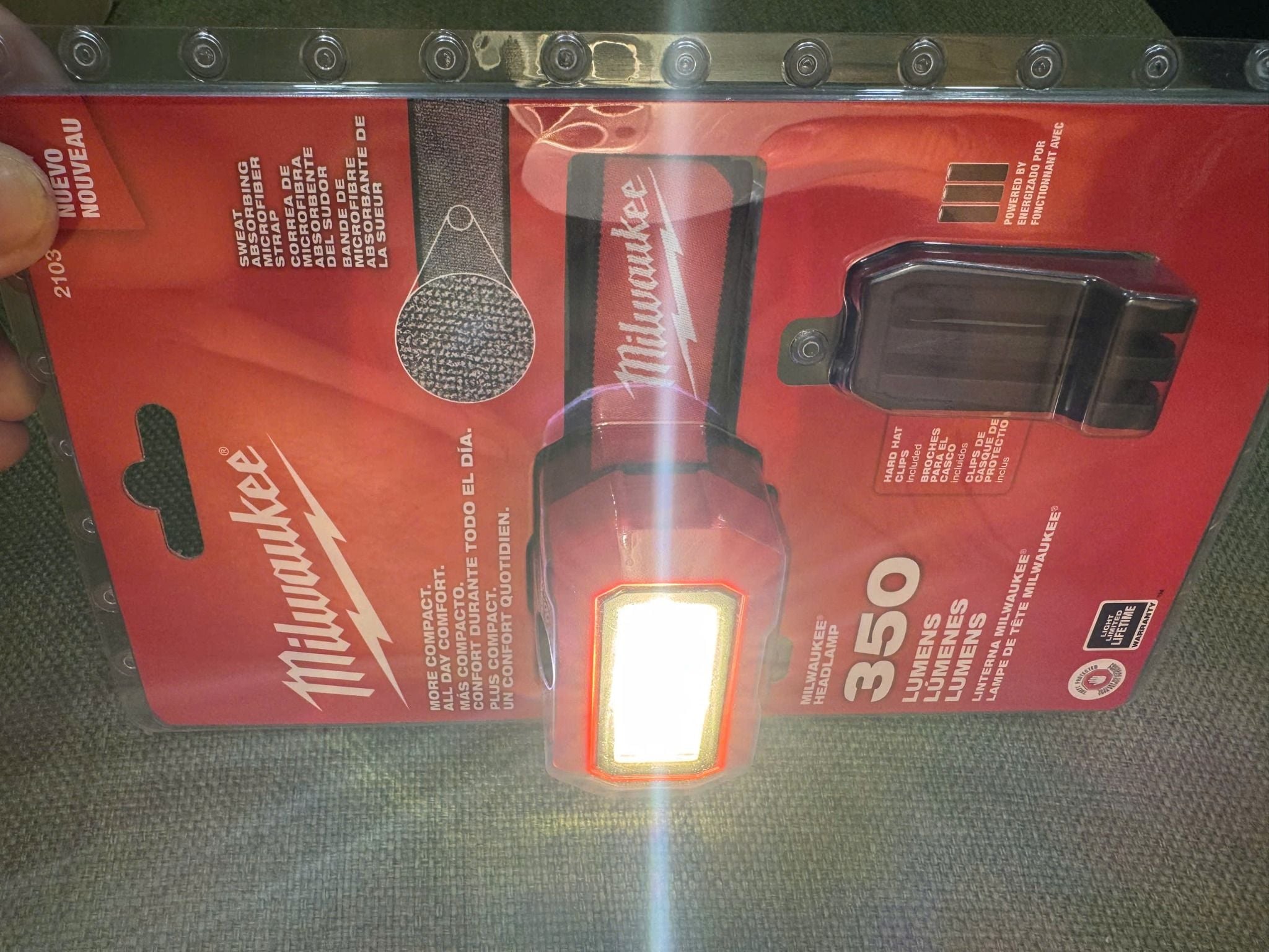 Milwaukee Đèn LED pin đeo quấn đầu HL-LED 2103