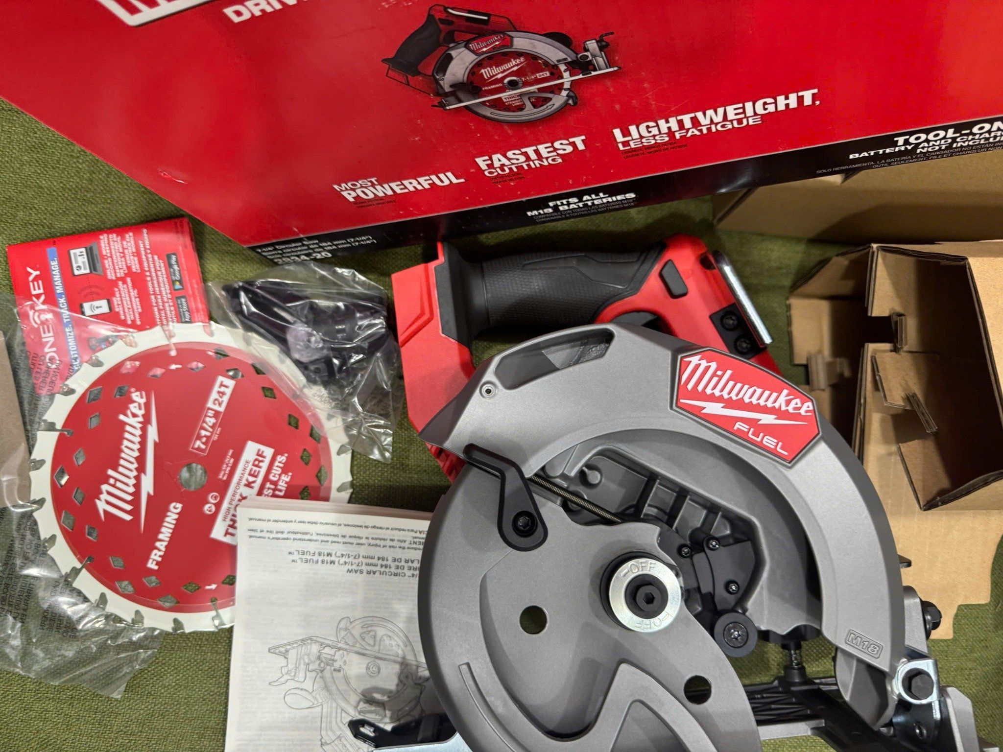 Máy cắt gỗ Milwaukee 2834-20 gen2 new 6000v/p M18