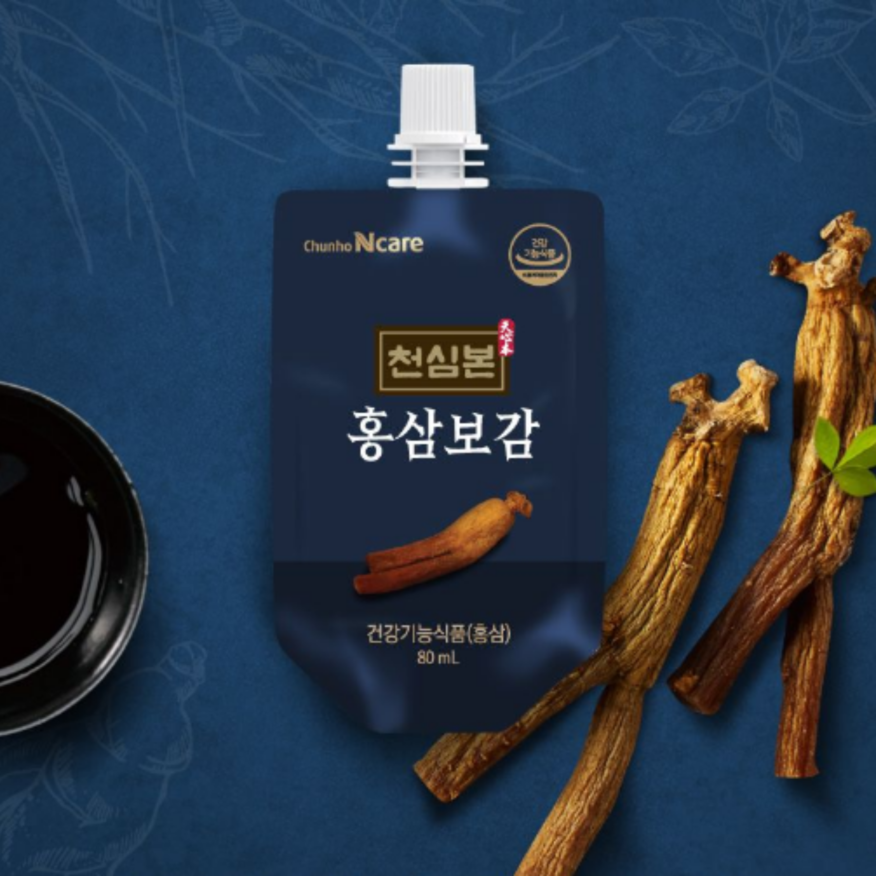 Hồng Sâm Bảo Giám Cao Cấp Chunho Ncare Chính Hãng 30 gói x 80ml