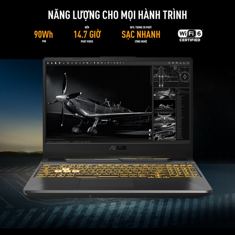  Laptop ASUS TUF Gaming F15 FX506HF-HN014W (Intel Core i5, RTX 2050) 