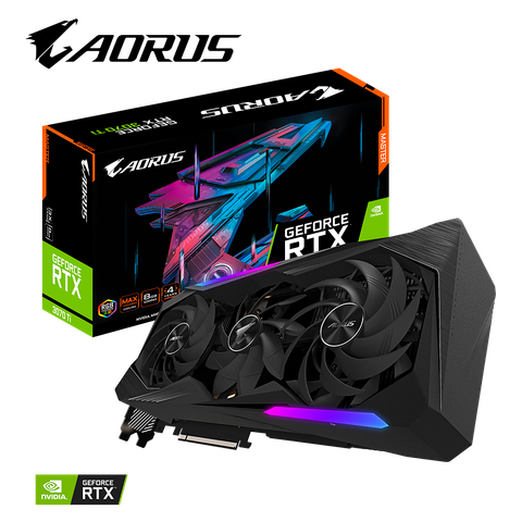  VGA GIGABYTE AORUS GeForce RTX™ 3070 Ti MASTER 8G (GV-N307TAORUS M-8GD) 