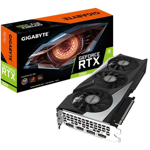  VGA GIGABYTE GeForce RTX™ 3060 GAMING OC 12G (GV-N3060GAMING OC-12GD) 