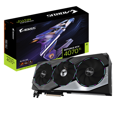  VGA GIGABYTE AORUS GeForce RTX™ 4070 Ti ELITE 12G (GV-N407TAORUS E-12GD) 