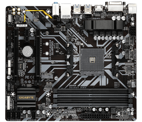  Mainboard GIGABYTE B450M DS3H V2 