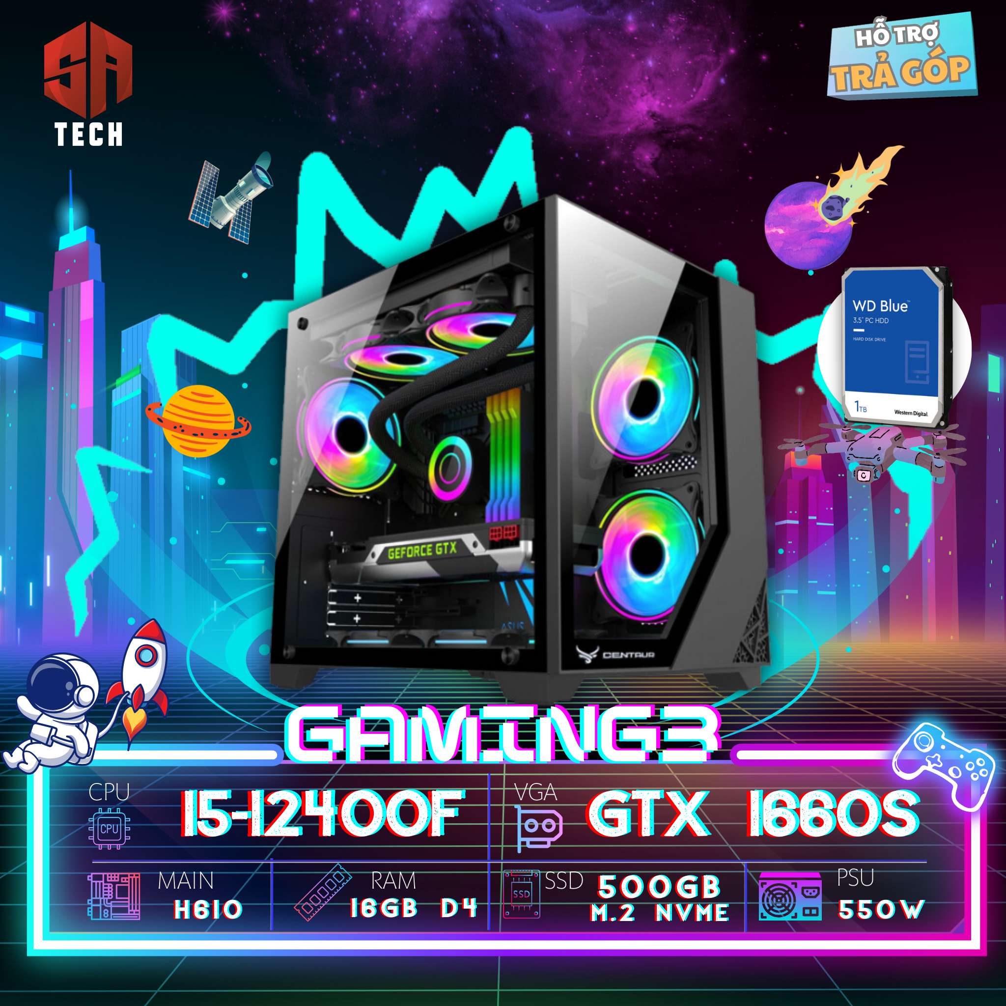 Ryzen Gtx 1660 Super Drive (Ex-Demo) GMR Omega 1660 Super Gaming