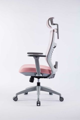  Ghế công thái học ergonomic WARRIOR – Hero series – WEC502 Pink & Gray 