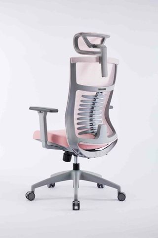  Ghế công thái học ergonomic WARRIOR – Hero series – WEC502 Pink & Gray 