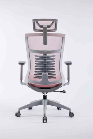  Ghế công thái học ergonomic WARRIOR – Hero series – WEC502 Pink & Gray 