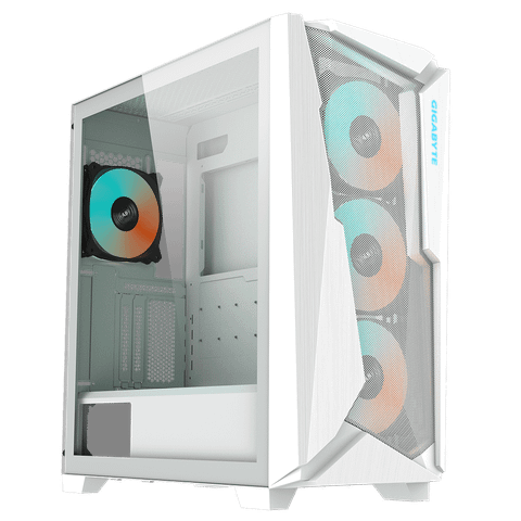  Case GIGABYTE C301 GLASS White 