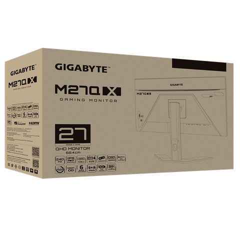  Màn hình Gigabyte M27QX Gaming Monitor 27 inch 2K 240Hz Gaming 