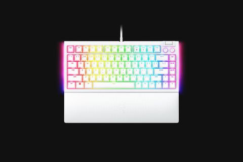  Bàn phím cơ có dây Razer BlackWidow V4 75% RGB White Edition 