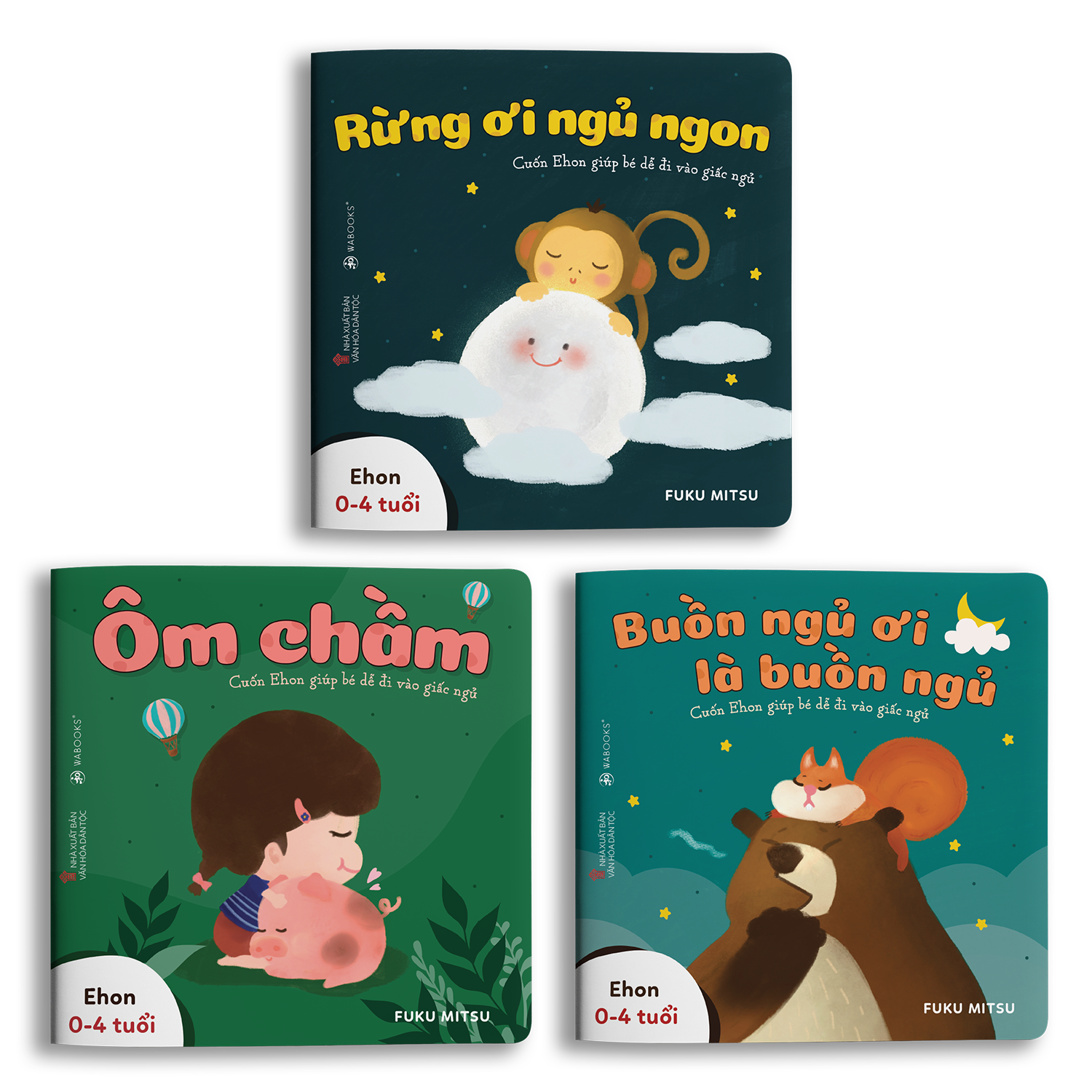  Bộ Sách Ehon Wabooks Giúp Bé Đi Vào Giấc Ngủ 