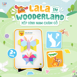  Xếp hình gỗ nam châm Lala wooderland 278 chi tiết 