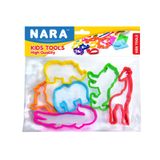  Bộ 6 khuôn nặn chủ đề sở thú MO-ZOO Nara Thái Lan,  tặng sách hướng dẫn 